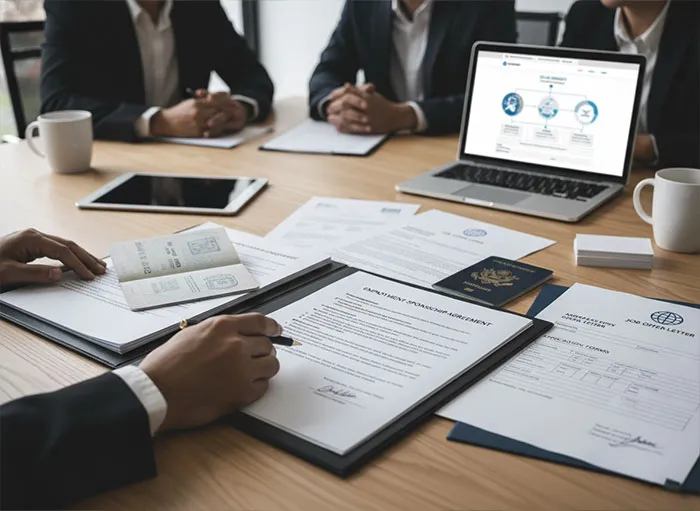 Visa filing and application support
